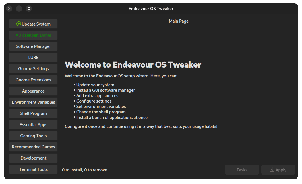 Make Endeavour OS Great